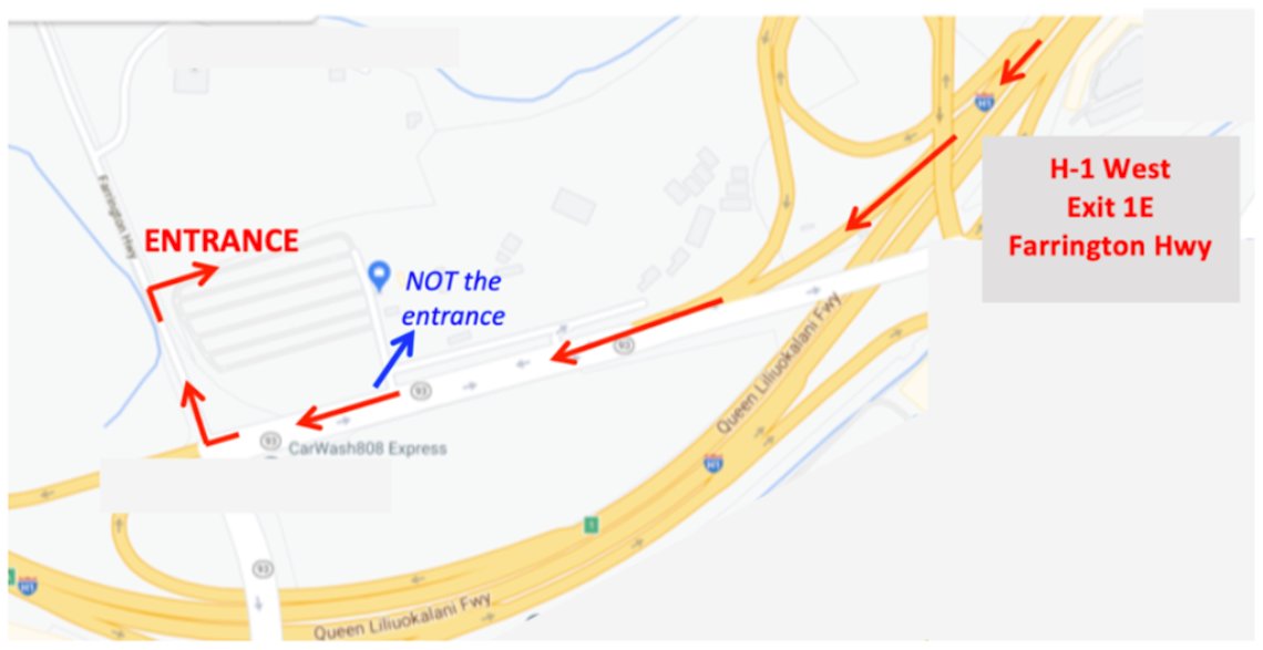 entrance directions